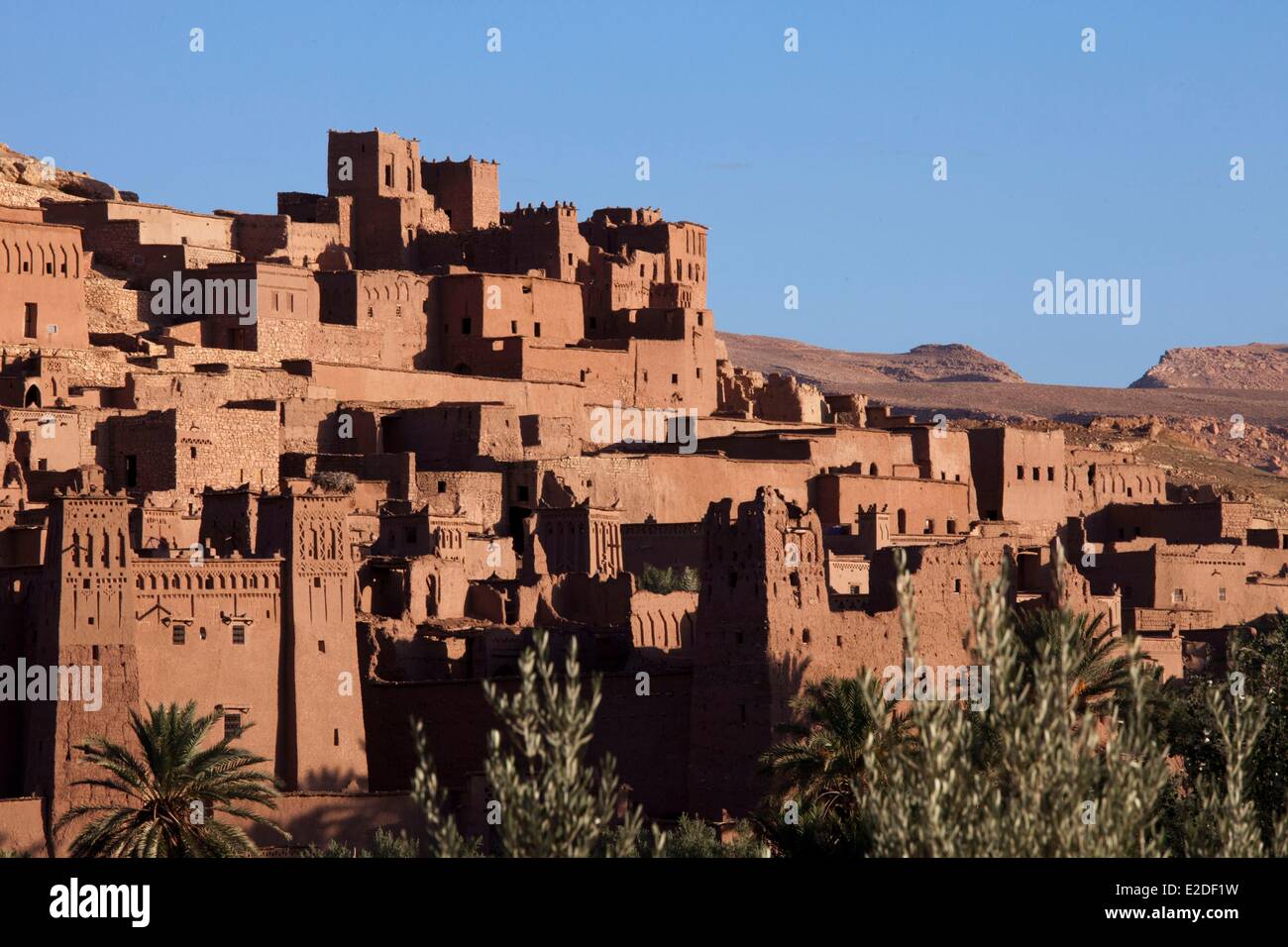 Marokko, hoher Atlas, Ksar von Aït Ben Haddou Weltkulturerbe von der UNESCO Stockfoto