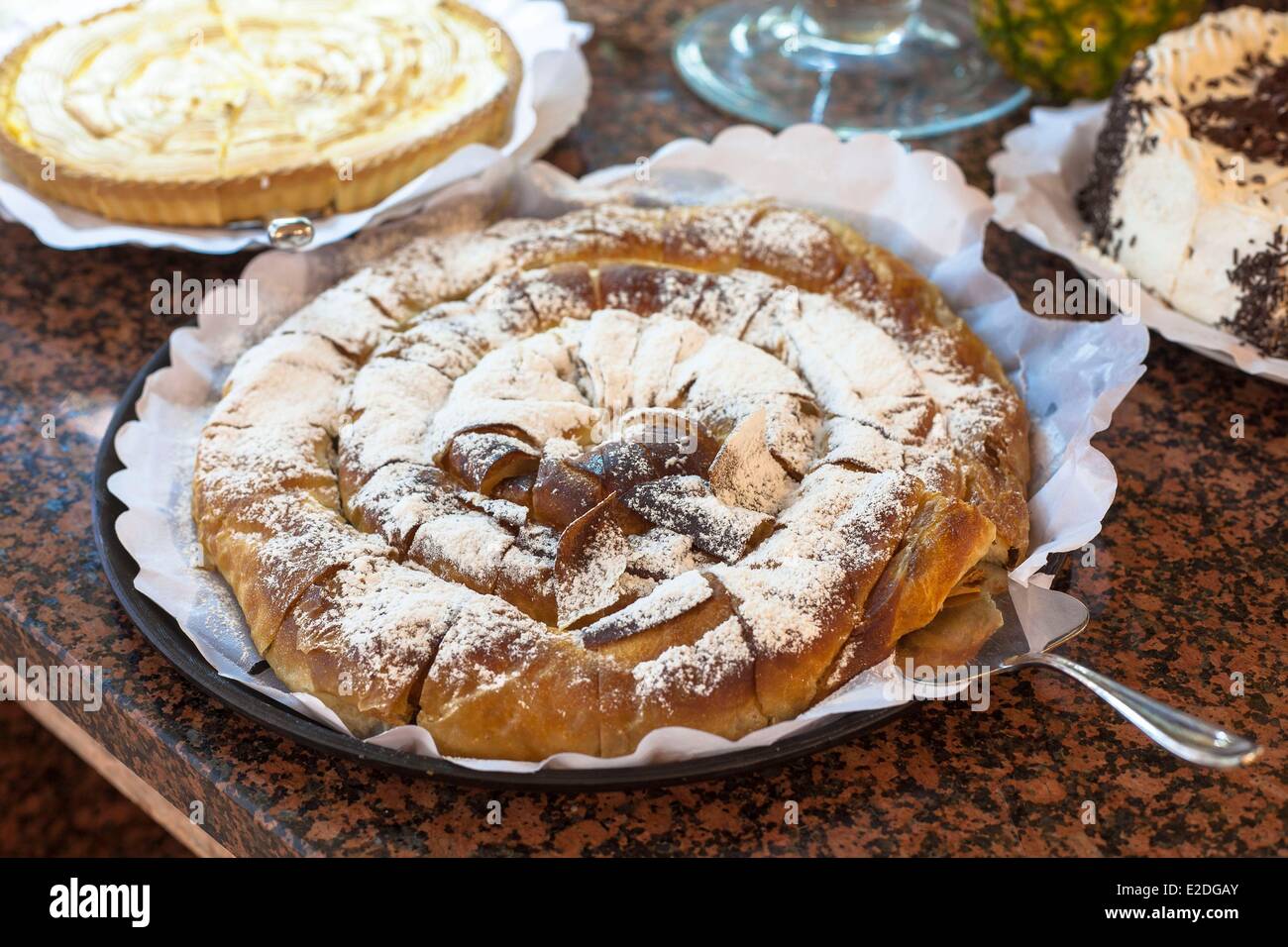 Spanien, Balearen, Mallorca, Palma De Mallorca, Ensaimada traditionellen  Kuchen Stockfotografie - Alamy