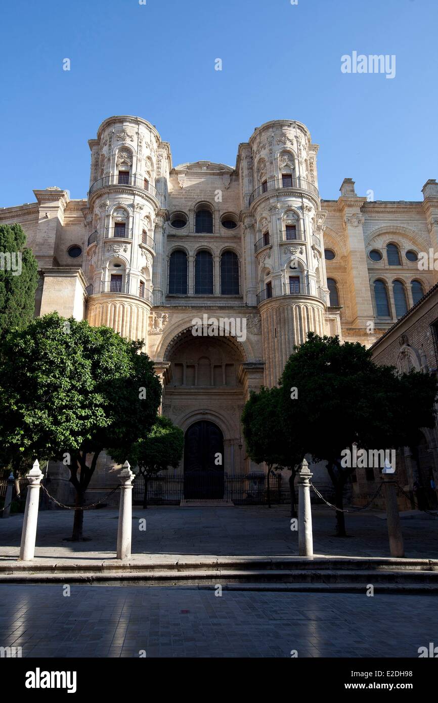 Spanien, Andalusien, Costa del Sol, Malaga, Kathedrale Stockfoto