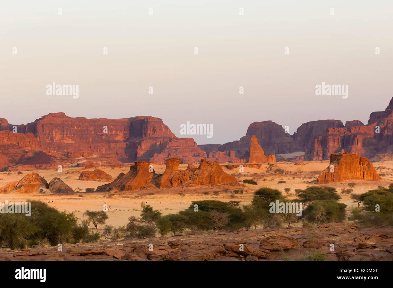 Chad südlichen Sahara Wüste Ennedi-massiv Orogo Felsformationen Stockfoto