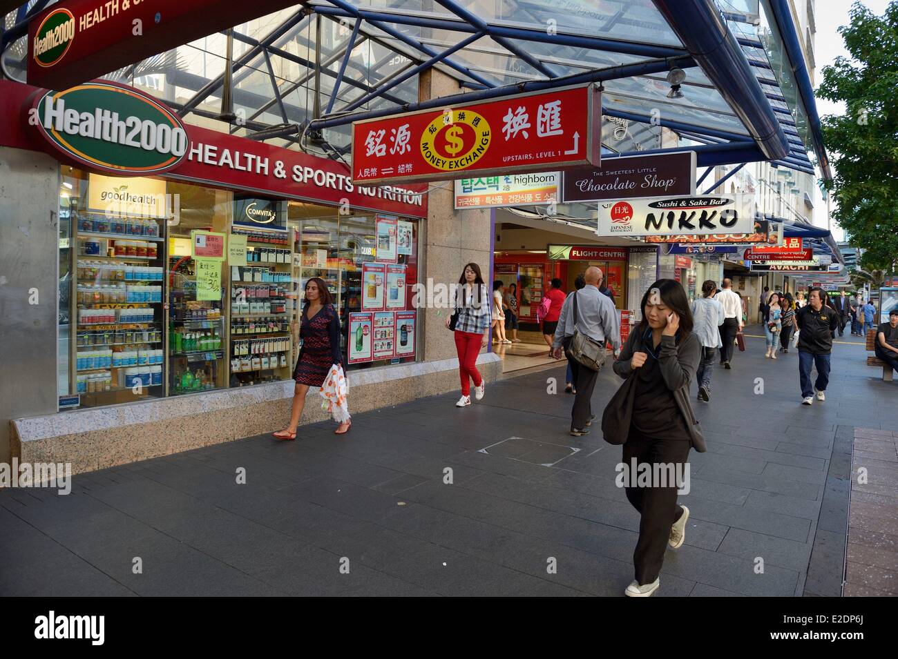 Neuseeland Nord Insel Auckland Central Business District (CBD Ou) Queen street Stockfoto