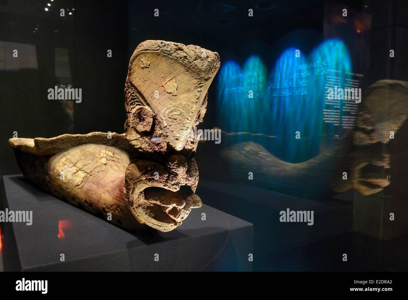 Neuseeland Nord Insel Wellington National Museum Te Papa Tongarewa präsentiert und schützt das Erbe von Neuseeland Stockfoto