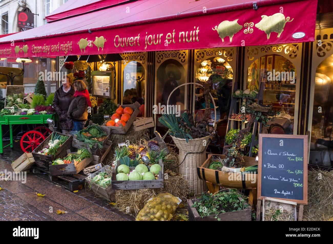 Frankreich Paris Restaurant Pied de Cochon das schlagende Herz der Hauptstadt seit 1947 Stockfoto