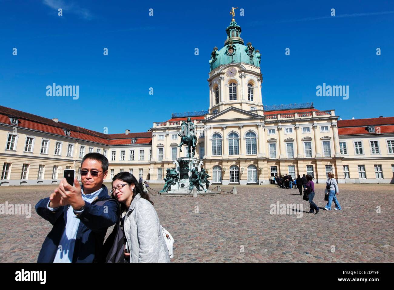 Deutschland-Berlin-Charlottenburg Bezirk das Schloss Charlottenburg-Schloss war die Sommerresidenz der preußischen Könige Stockfoto