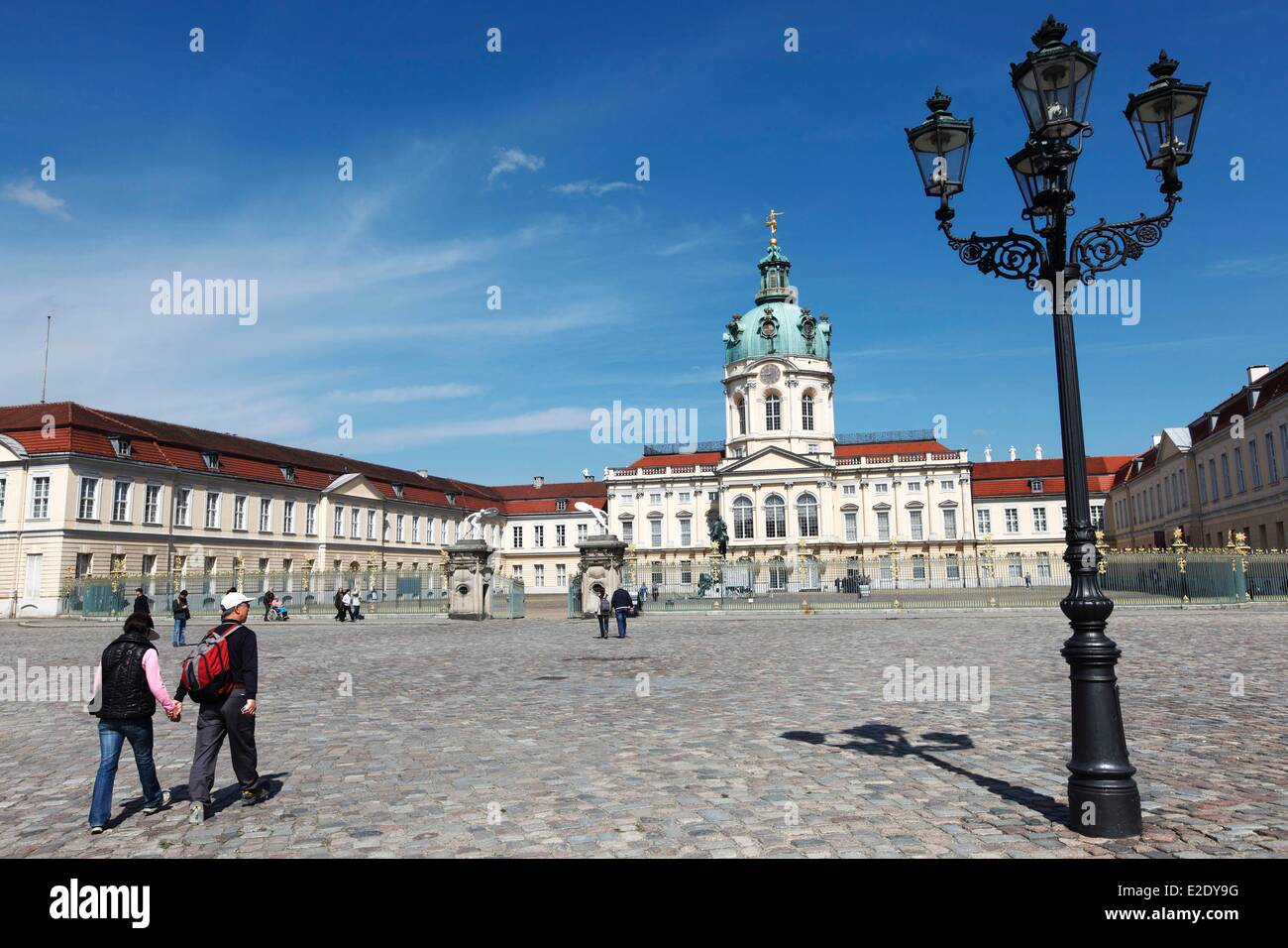 Deutschland-Berlin-Charlottenburg Bezirk das Schloss Charlottenburg-Schloss war die Sommerresidenz der preußischen Könige Stockfoto