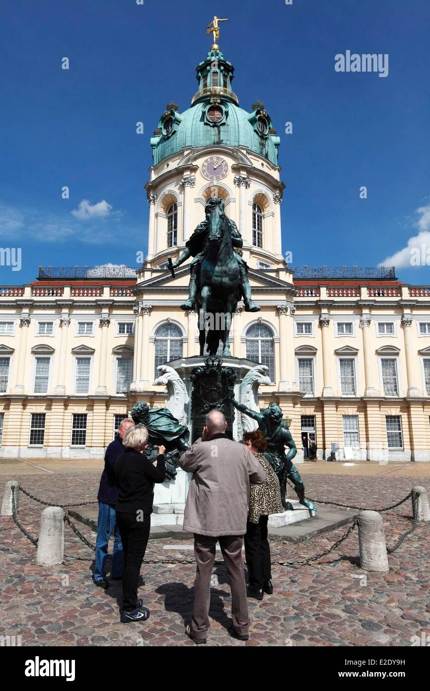 Deutschland-Berlin-Charlottenburg Bezirk das Schloss Charlottenburg-Schloss war die Sommerresidenz der preußischen Könige Stockfoto