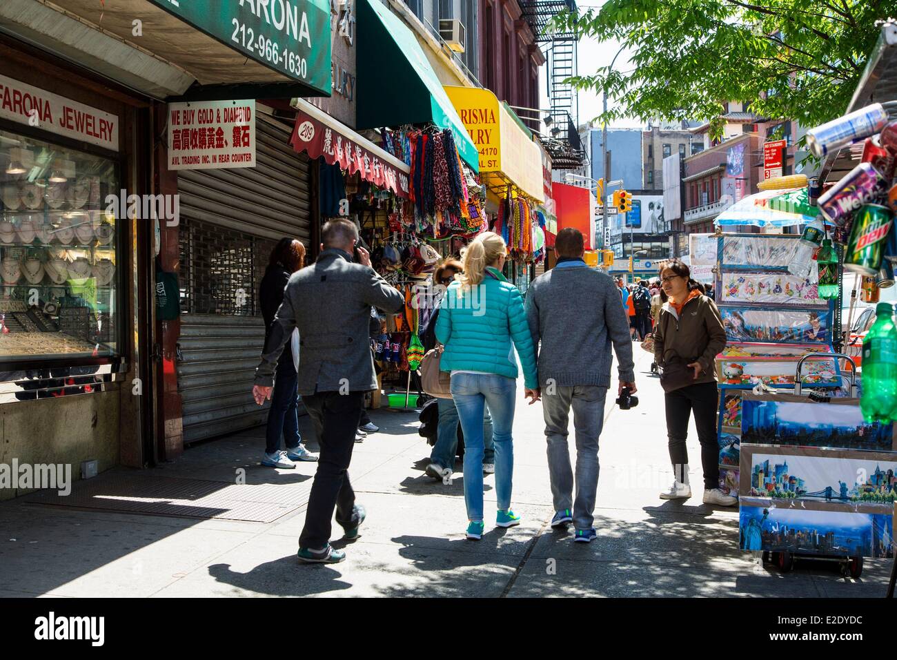 USA New York Chinatown Stockfoto