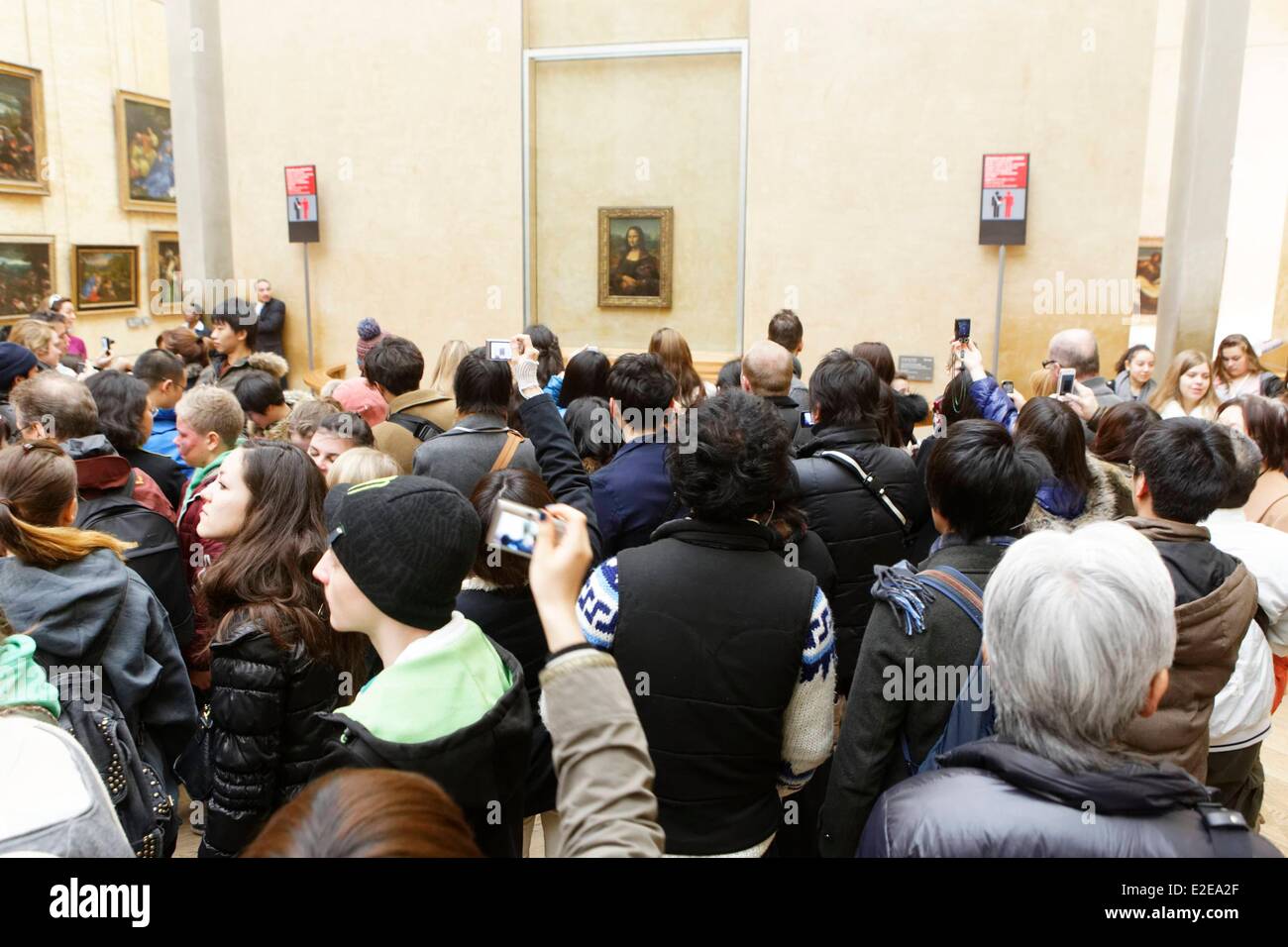 Frankreich, Paris, Musée du Louvre Museum, Museumsbesucher