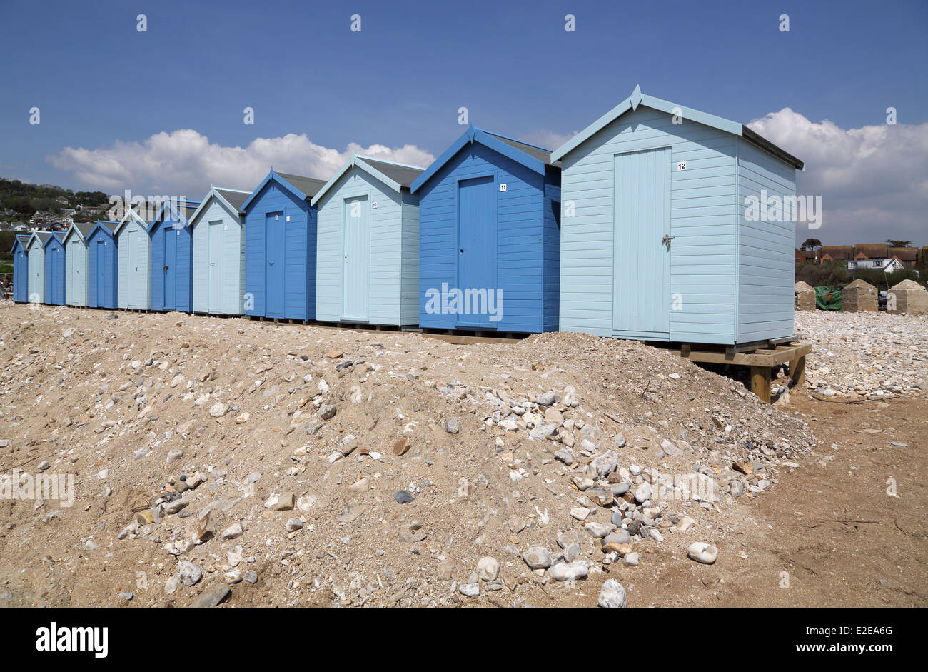 Charmouth, einem bedeutenden fossilen Jagd Speicherort auf Dorset Jurassic coast Stockfoto