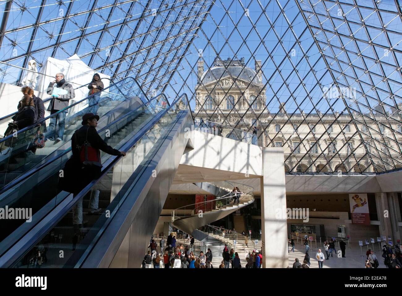 Frankreich, Paris, Musée du Louvre Eingang (LouvreMuseum
