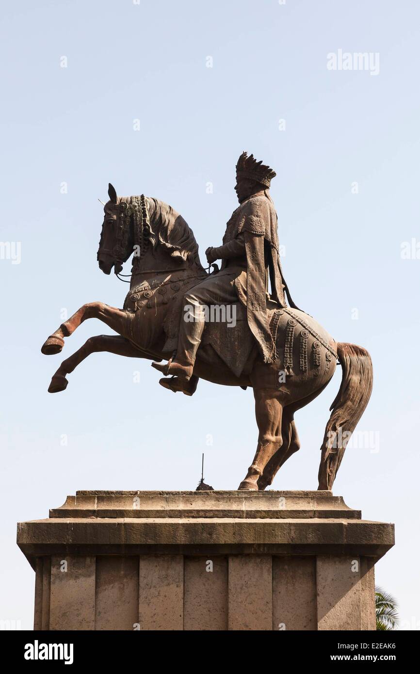 Äthiopien, Addis Abeba, Menelik statue Stockfoto