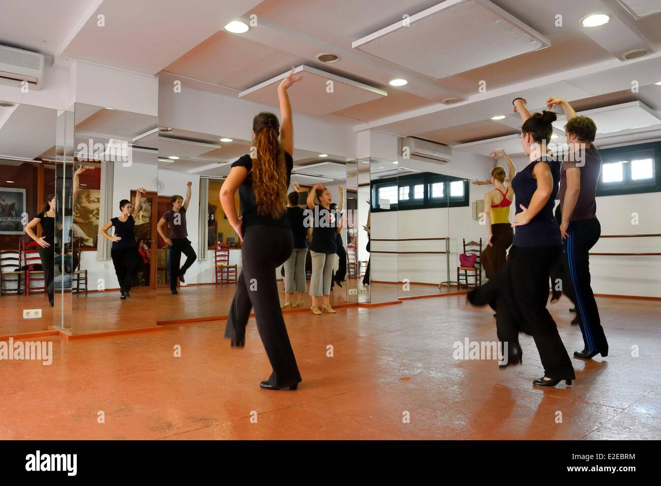 Spanien, Andalusien, Sevilla, Centro de Arte Flamenco von Esperanza Fernandez verwaltet Stockfoto