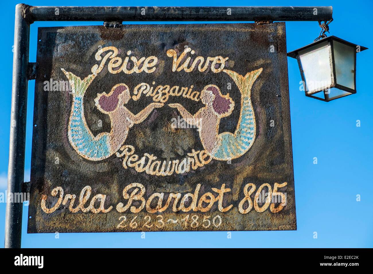 Brasilien, Rio De Janeiro state, Buzios, Bardot Strand (Praia Bardot) Stockfoto