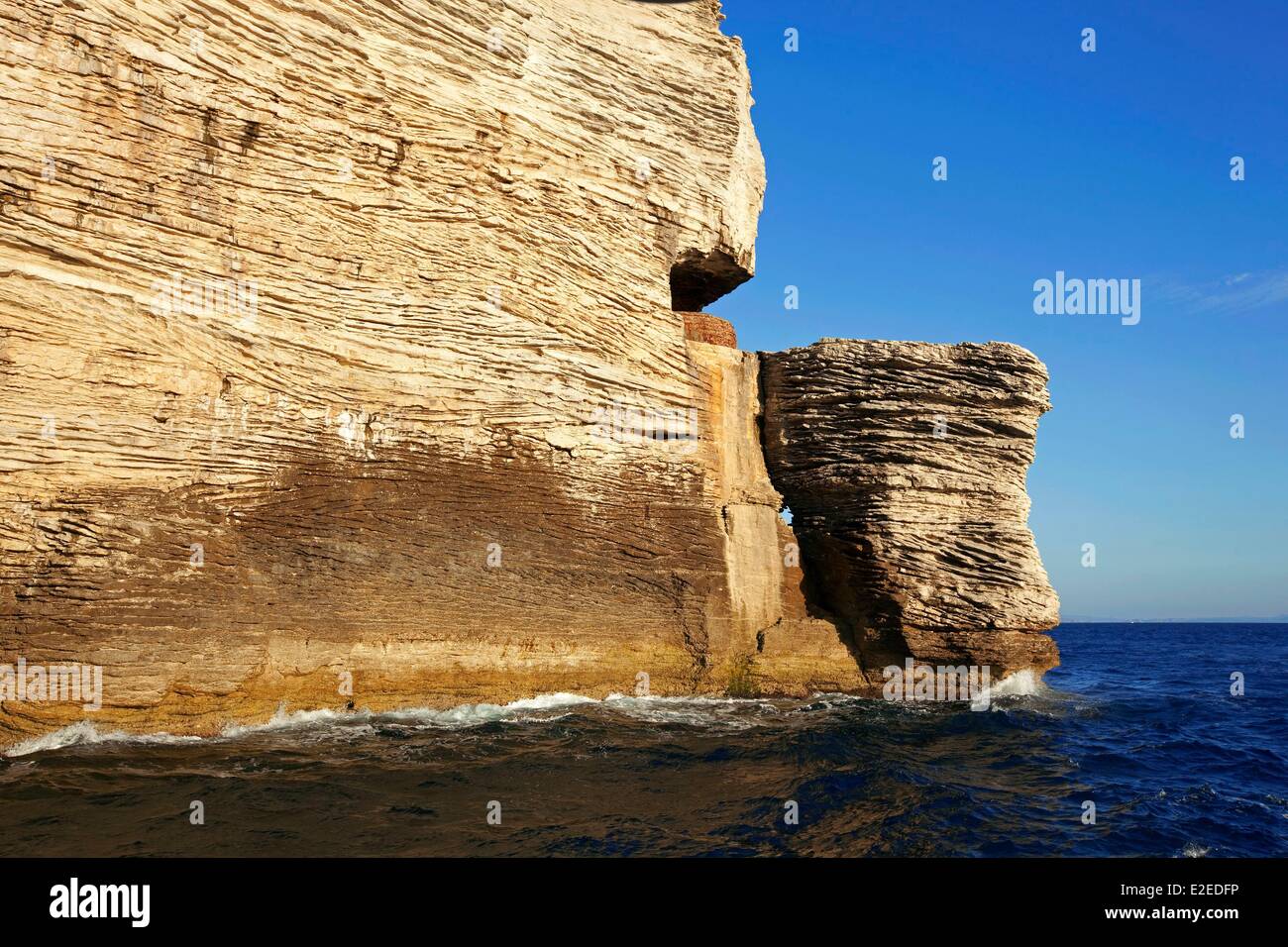 Frankreich, Corse du Sud, Bonifacio Klippen, das Ruder Stockfoto
