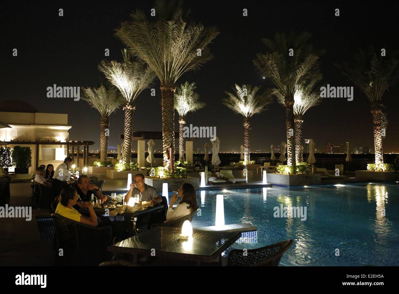 Vereinigte Arabische Emirate, Abu Dhabi, Luxushotel und Spa Anantara Osten Mangroven Stockfoto