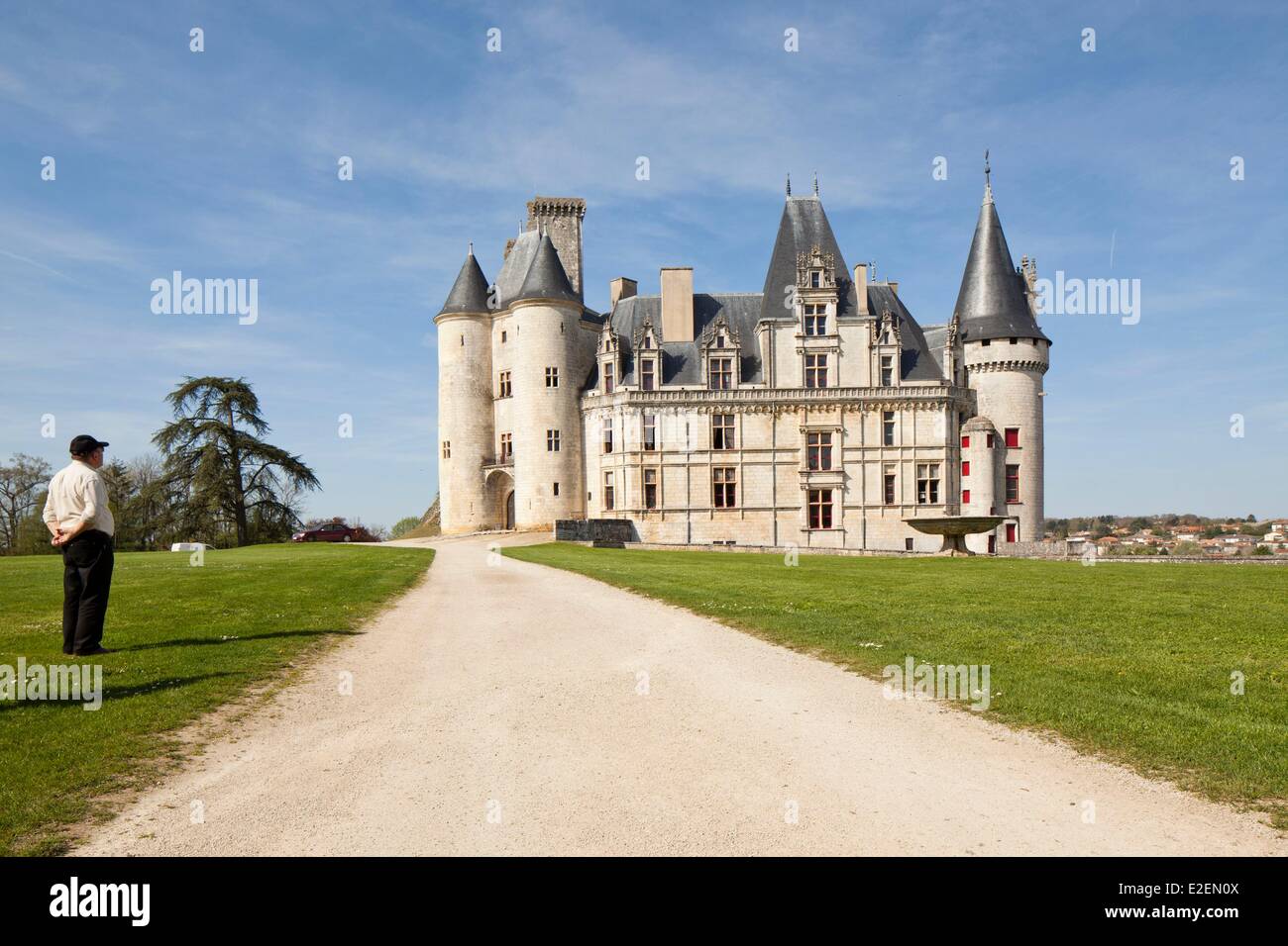 Frankreich, Charente, La Rochefoucauld, die Burg Stockfoto