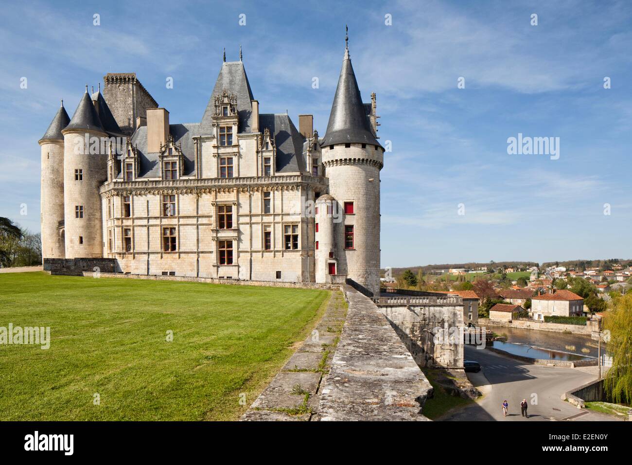 Frankreich, Charente, La Rochefoucauld, die Burg Stockfoto