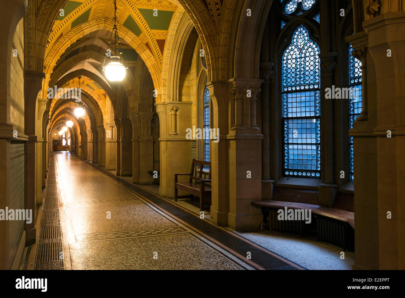 Vereinigtes Königreich, Manchester, Rathaus Stockfoto