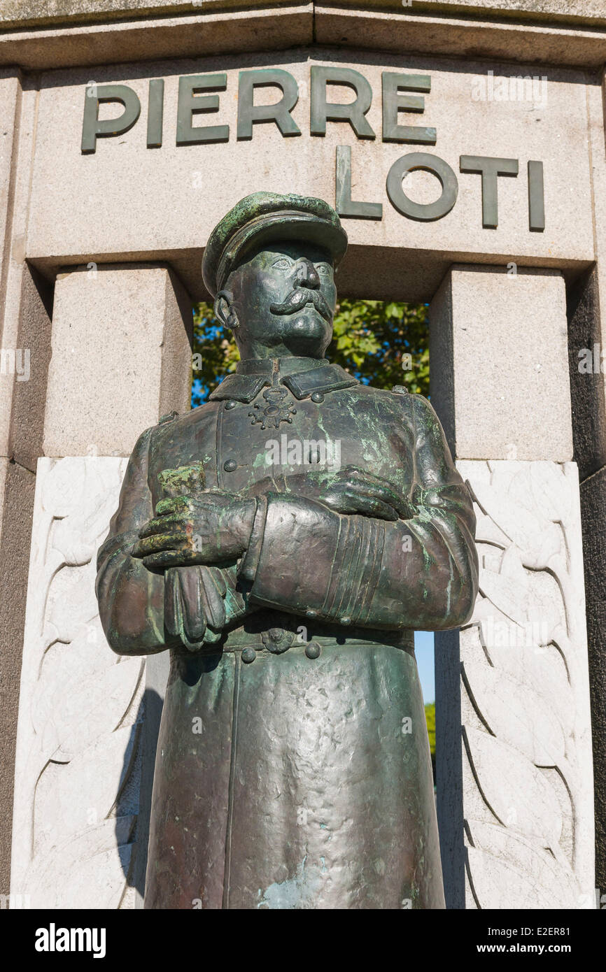 Frankreich, Charente Maritime, Rochefort, Pierre Loti-Denkmal Stockfoto