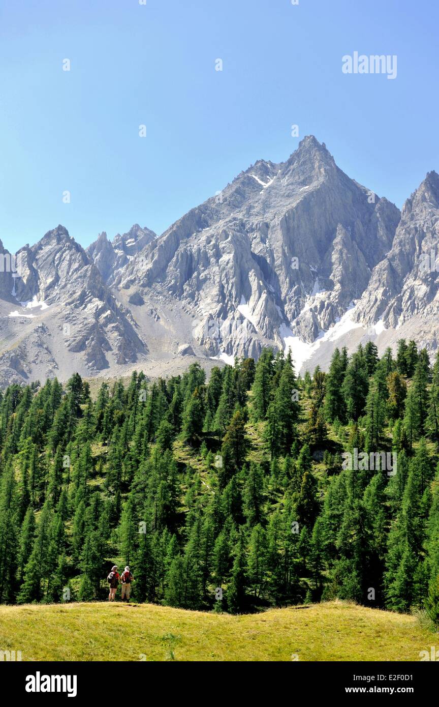 Frankreich, Hautes Alpes, in der Nähe von Ceillac, Lac Miroir (2214 m), regionalen natürlichen Parks von Queyras Stockfoto
