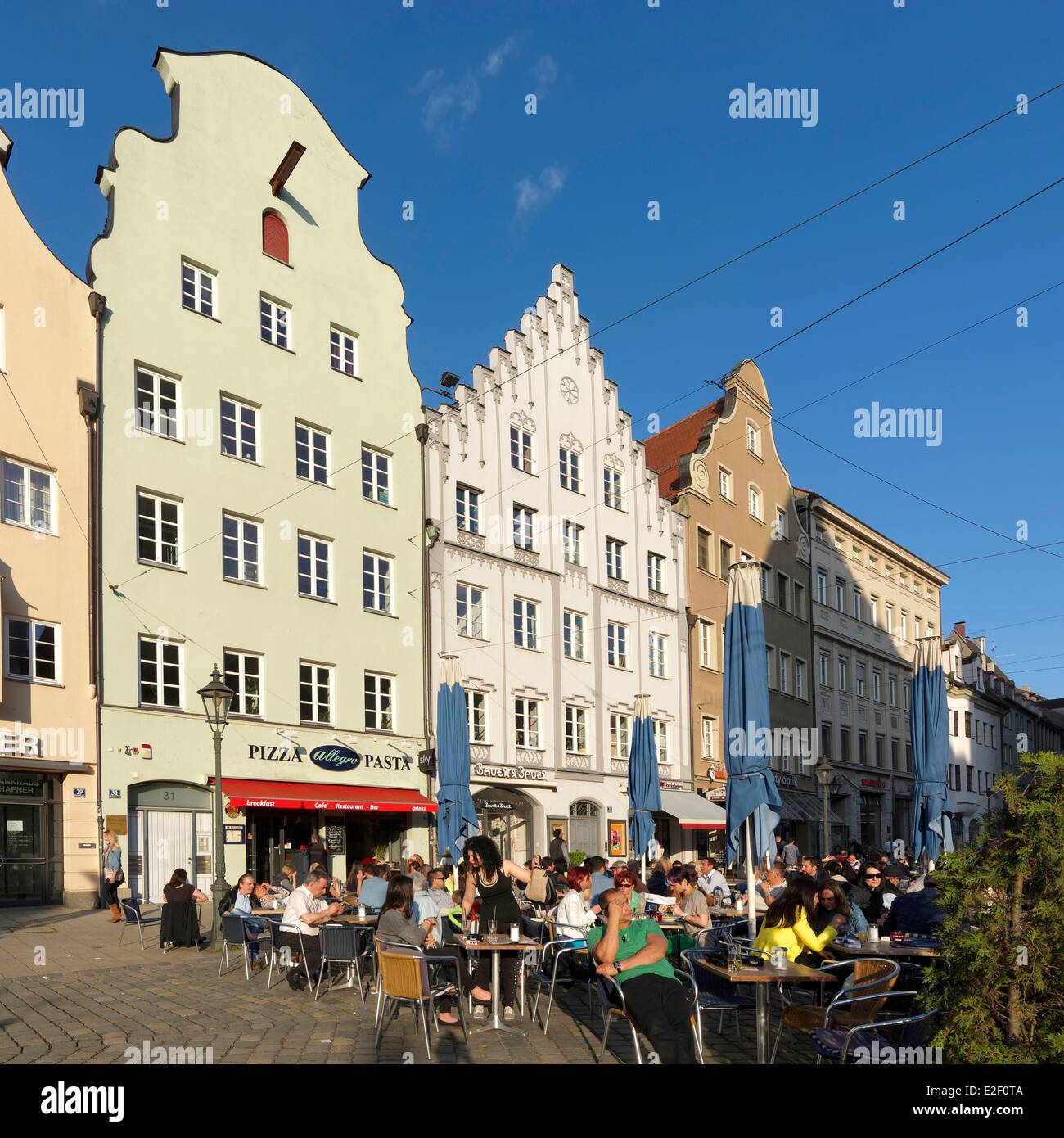 Deutschland, Bayern, Augsburg, Maximilianstraße Stockfoto