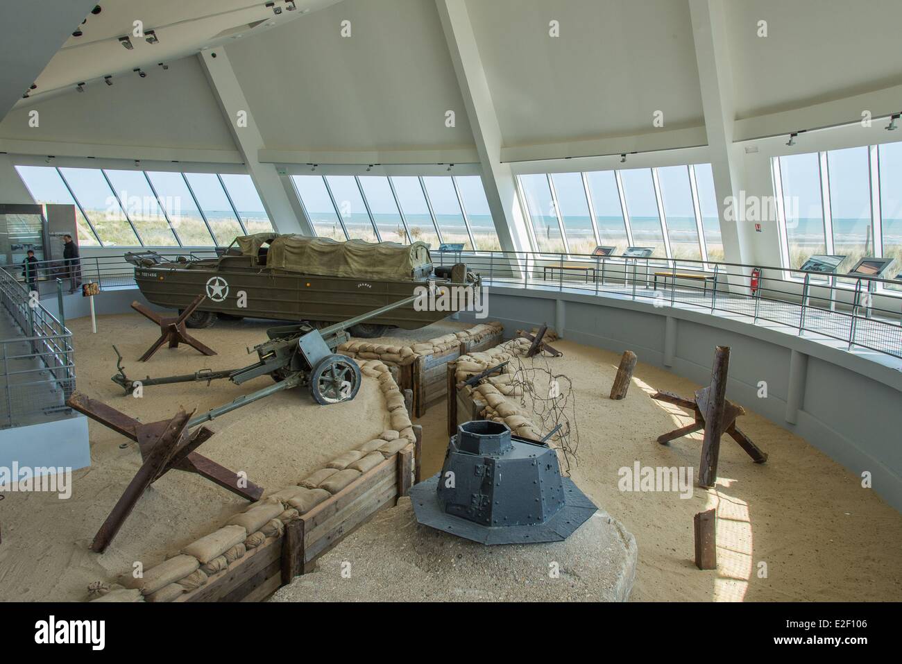 Frankreich, Manche, Sainte Marie du Mont, Utah Beach museum