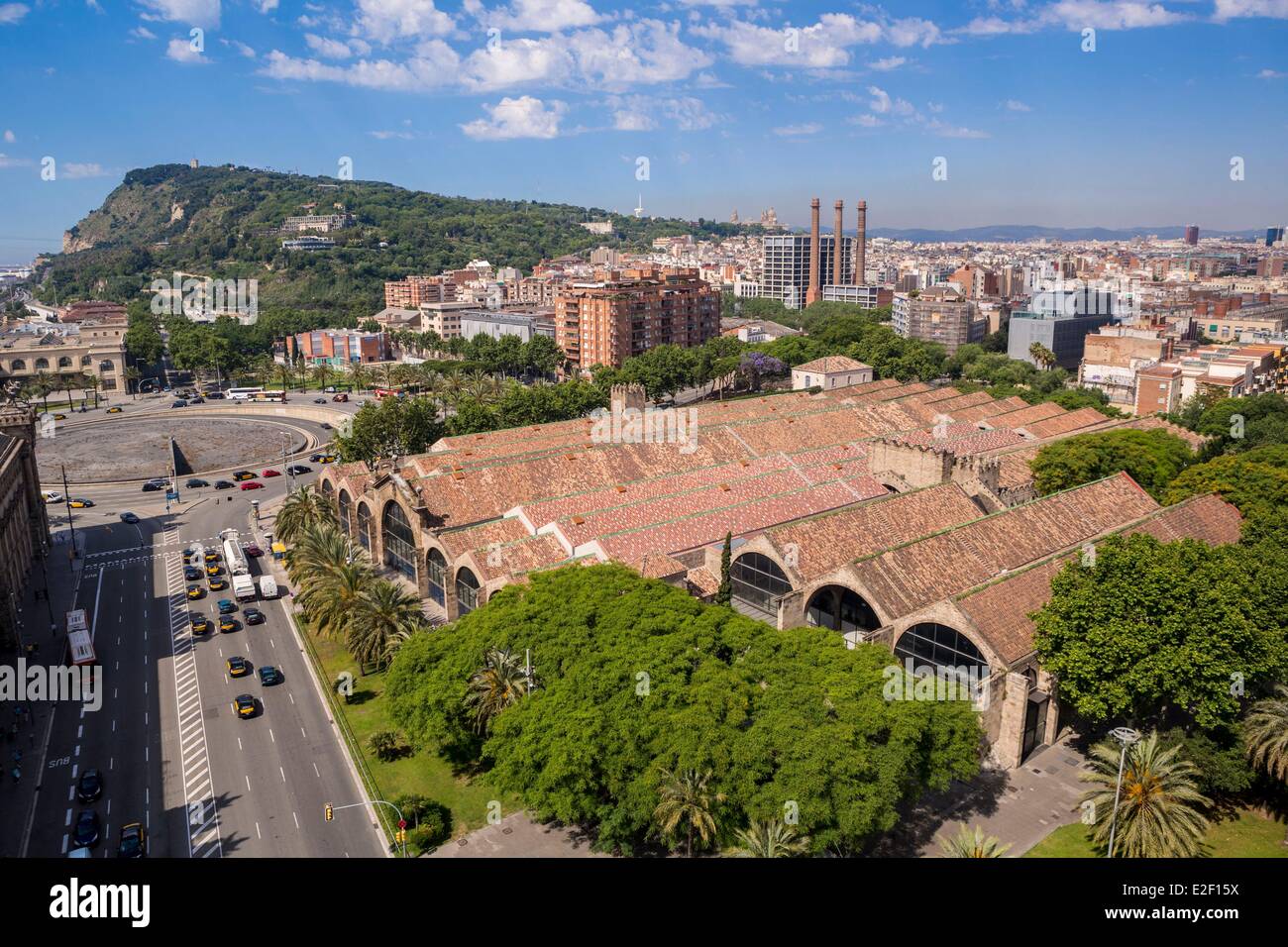 Spanien, Katalonien, Barcelona, Port Vell, das Maritime Museum und Drassanes Stockfoto