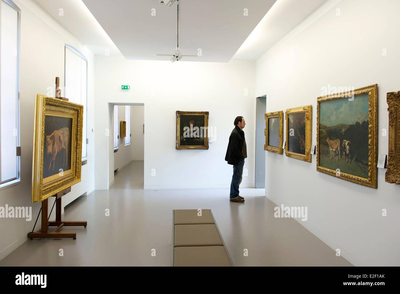 Frankreich, Doubs, Ornans, Courbet museum Stockfoto