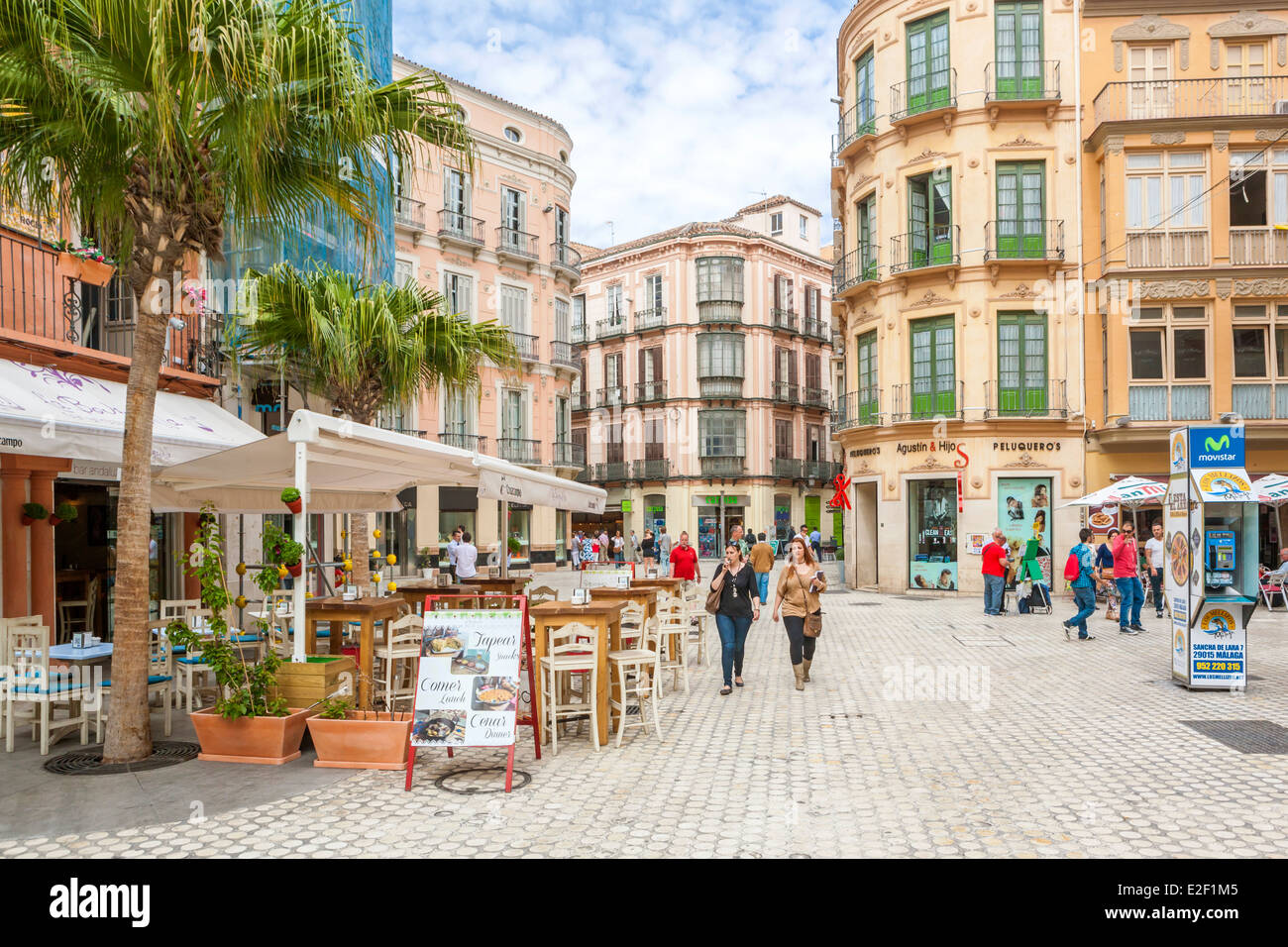 Málaga, Costa Del Sol, Andalusien, Spanien, Europa. Stockfoto