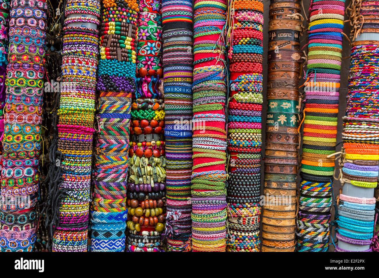 Peru, Cuzco, Armband Handwerk Stockfoto