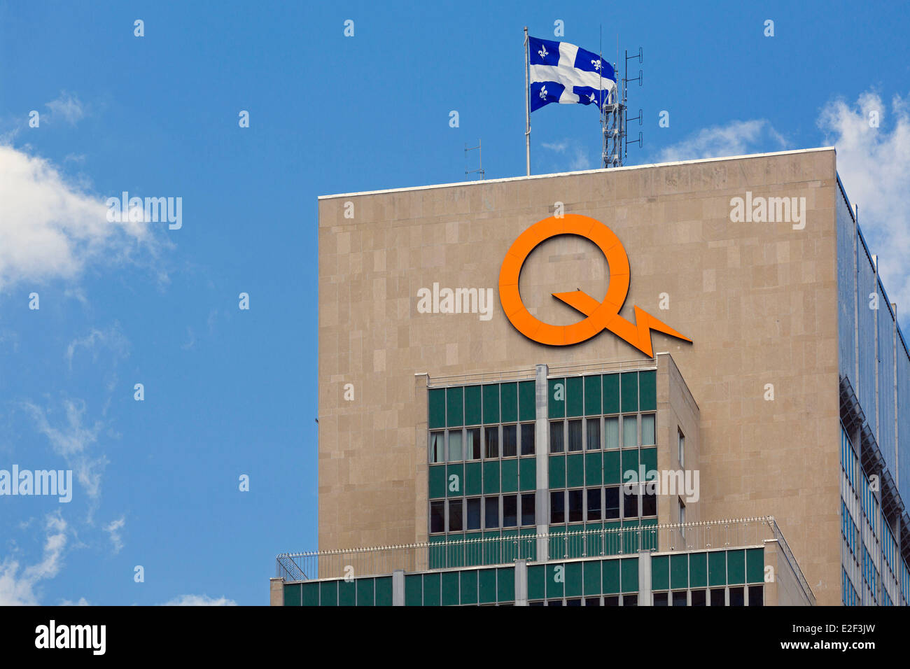 Kanada, Provinz Quebec, Montreal, das Hauptquartier der provinziellen Power Company Hydro Quebec Stockfoto