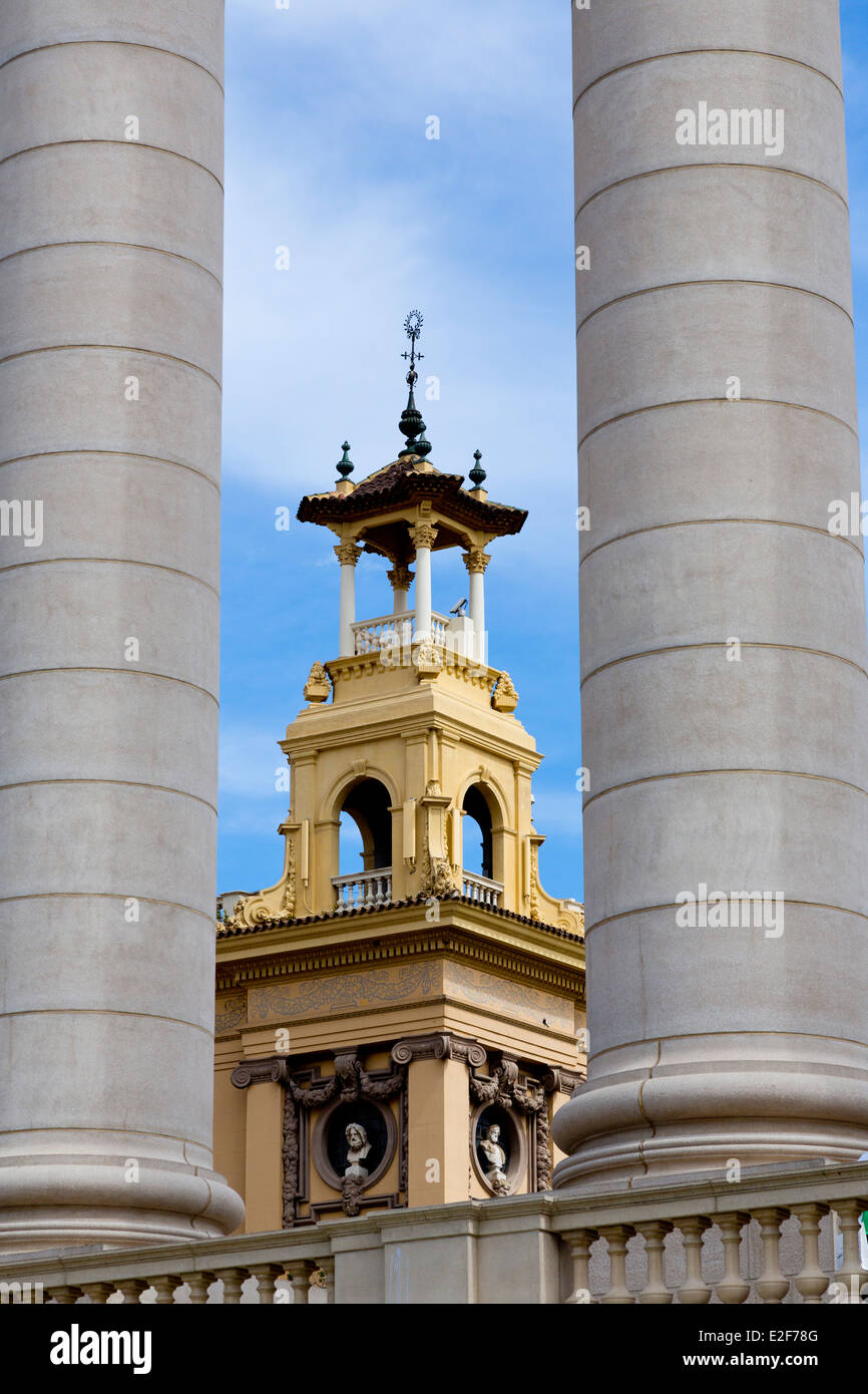 Bestandteil der Museu Nacional d ' Art de Catalunya, das nationale Kunstmuseum von Catalunyain Barcelona, Spanien Stockfoto