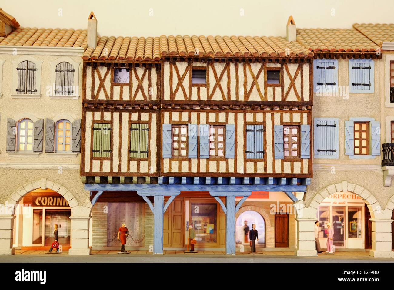 Frankreich, Haute Garonne, Revel, Holz und Intarsien-Museum Stockfoto