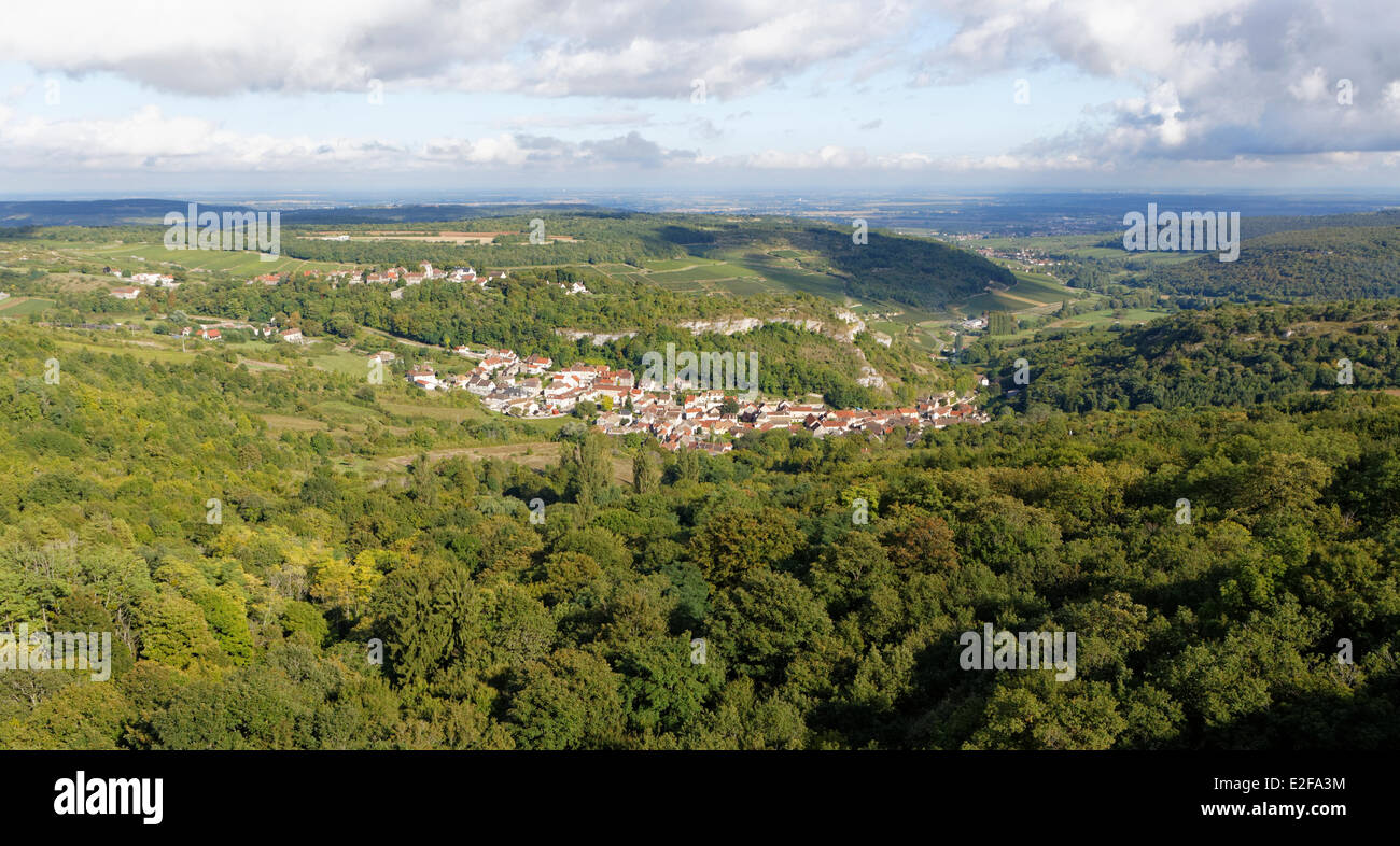 Frankreich, Cote d ' or, Saint Romain, Côte de Beaune Weinberg Stockfoto