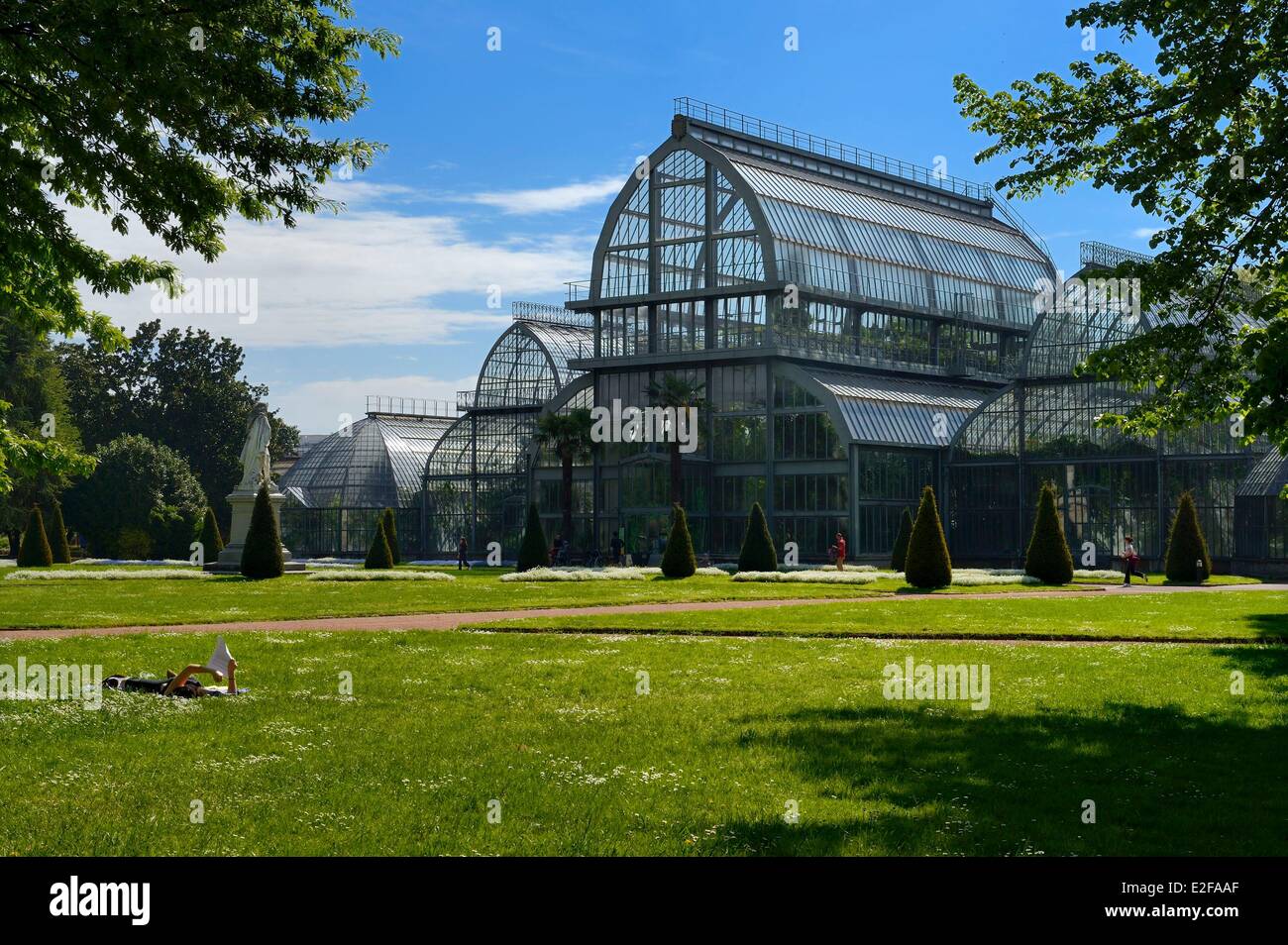 Frankreich, Rhone, Lyon, Parc De La Tête d ' or (Tête d ' or Park), das große Gewächshaus Stockfoto