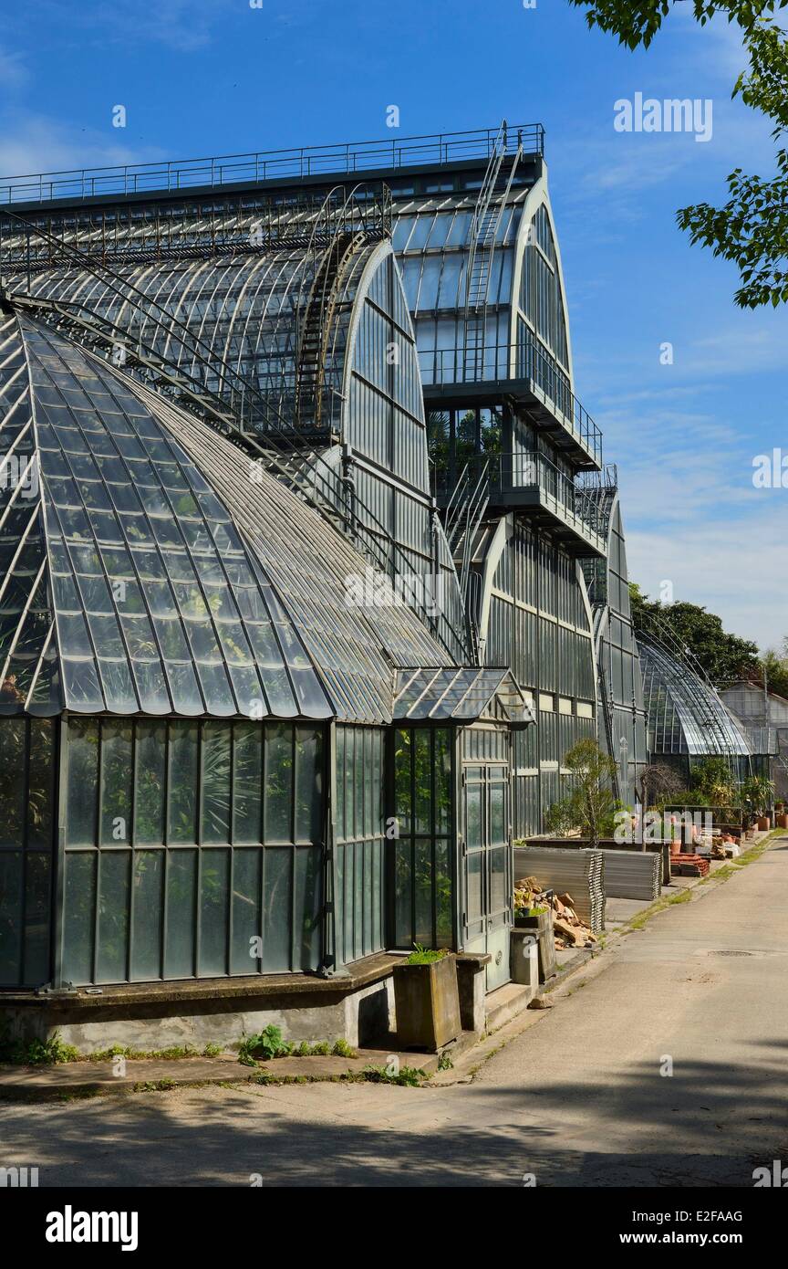 Frankreich, Rhone, Lyon, Parc De La Tête d ' or (Tête d ' or Park), das große Gewächshaus Stockfoto