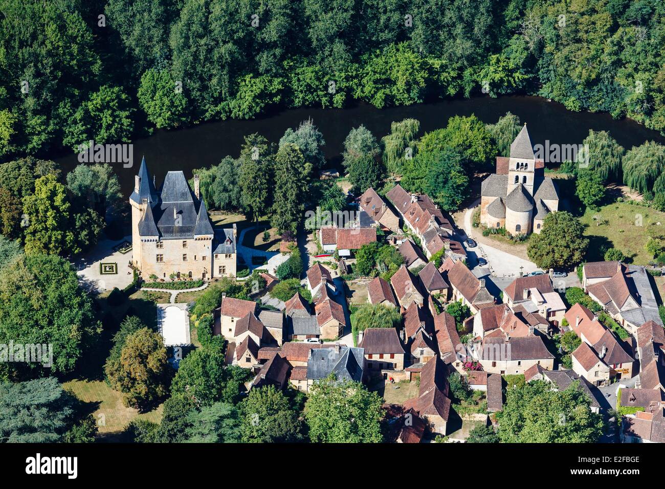 Frankreich Dordogne Perigord Noir Saint Leon Sur Vézère gekennzeichnet Les Plus Beaux Dörfer de France (The Most Beautiful Dörfer Stockfoto