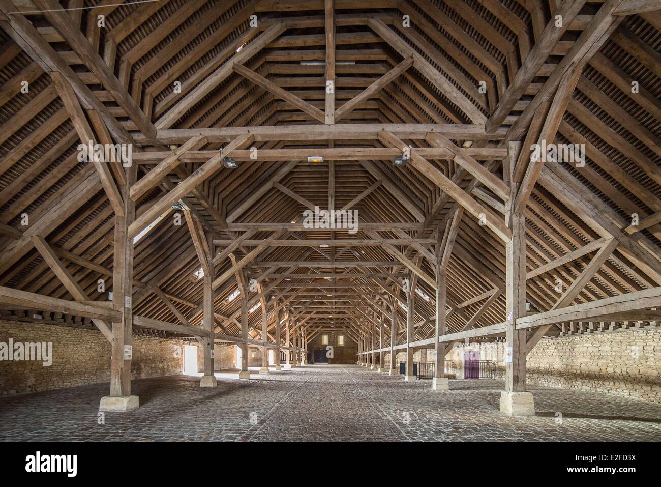 Frankreich, Calvados, Saint-Pierre Sur Tauchgänge, Markthalle vom 11. Jahrhundert, Norman Medieval Erbe Stockfoto