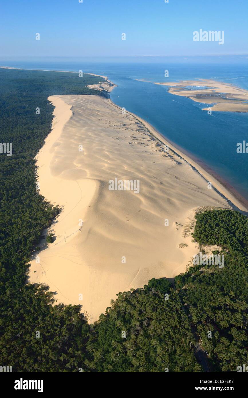 Frankreich Gironde Bassin D Arcachon La Teste De Buch Dune Von Pyla Die Grosse Dune Von Pyla Stockfotografie Alamy