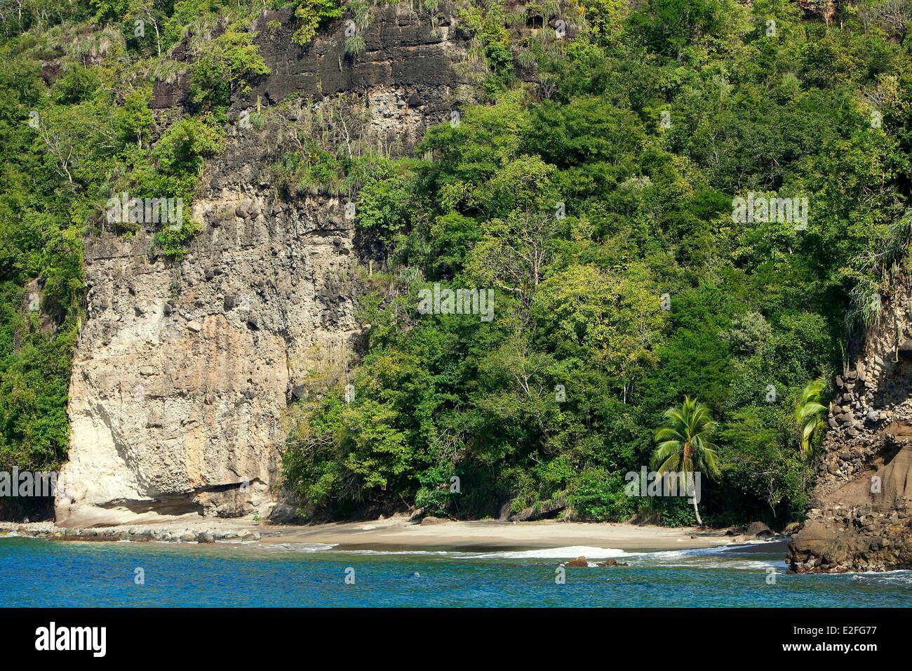 West Indies Karibik, Inseln der Wind, Saint Lucia, North Island, Castries District, Anse Pranger Stockfoto