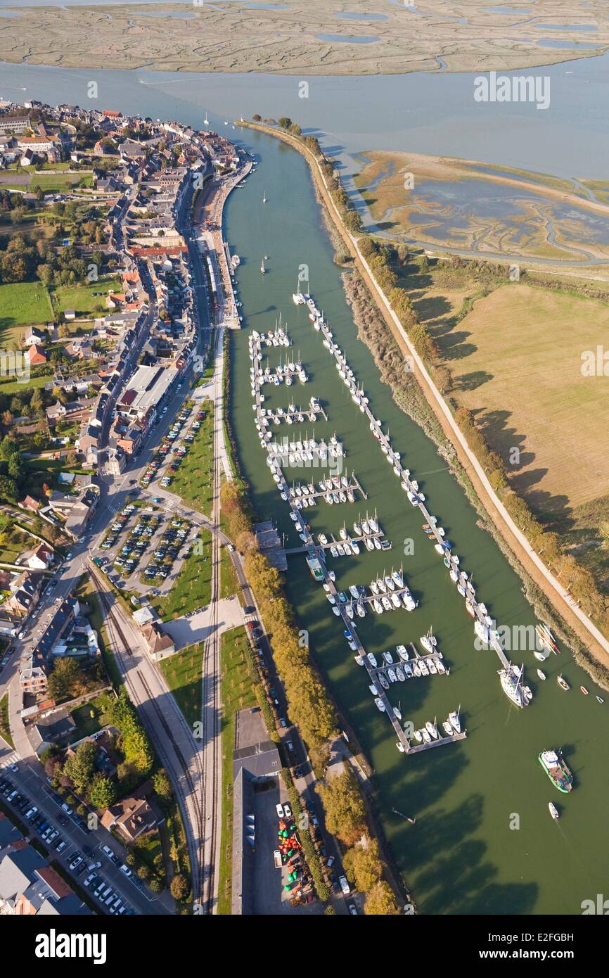 Frankreich, Somme, Baie de Somme, Saint Valery Sur Somme, Marina