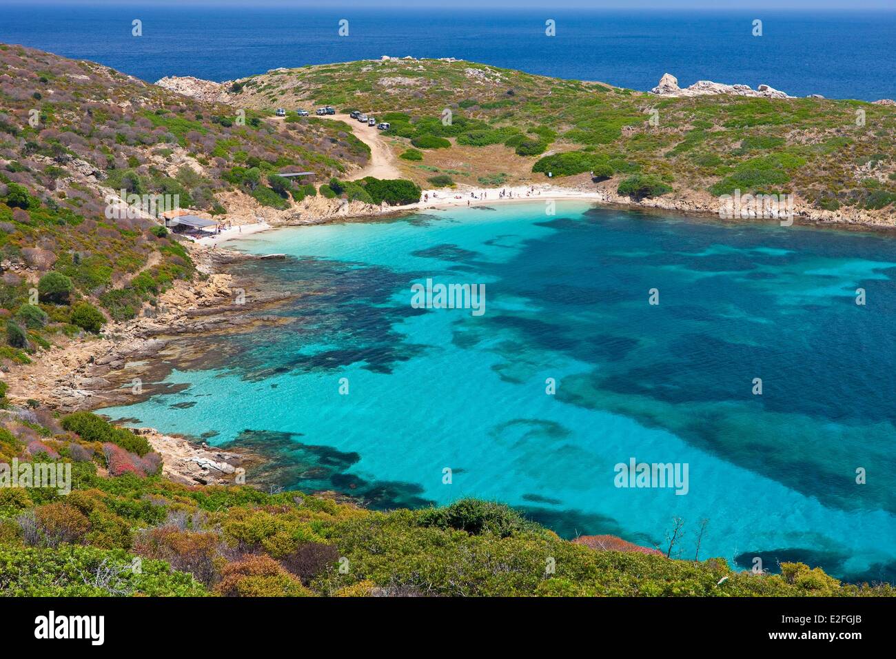 Italien, Sardinien, Sassari Provinz, Nationalpark Asinara Stockfoto