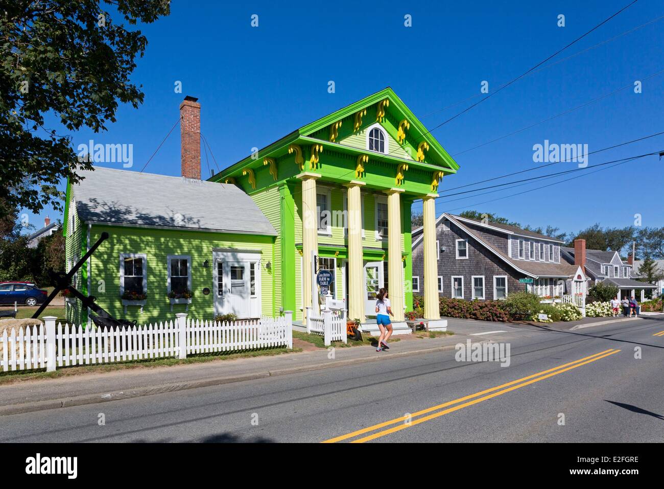 USA, Cape Cod, Massachusetts Chatham, Cape Fähigkeiten Shop und Galerie in einem alten Haus Stockfoto