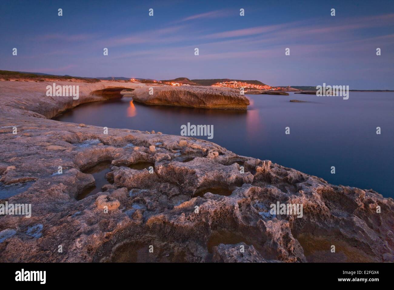 Italien, Sardinien, Oristano Provinz, S'Archittu Stockfoto