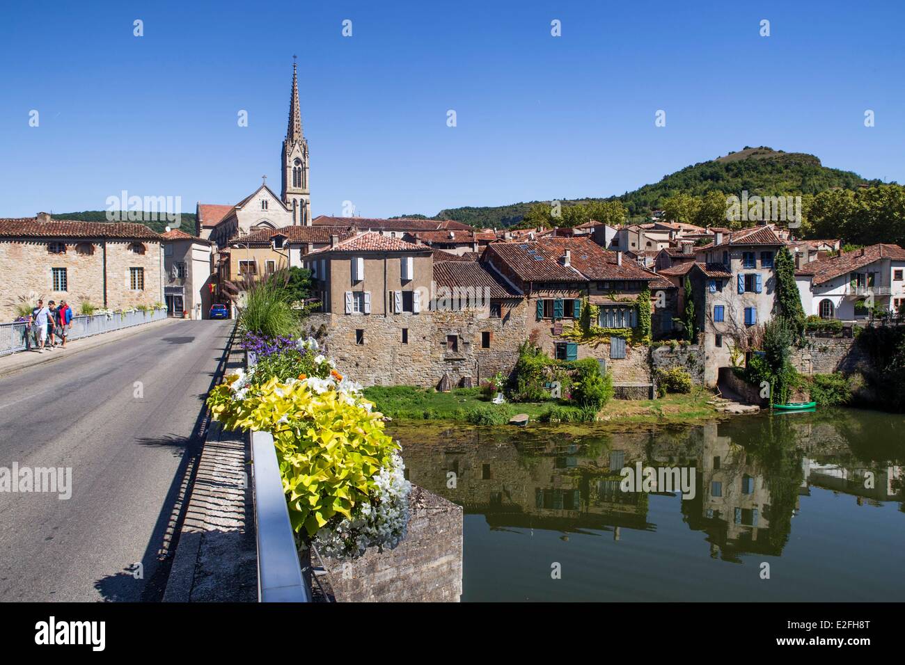 Frankreich, Tarn et Garonne, Saint Antonin Noble Val Stockfoto