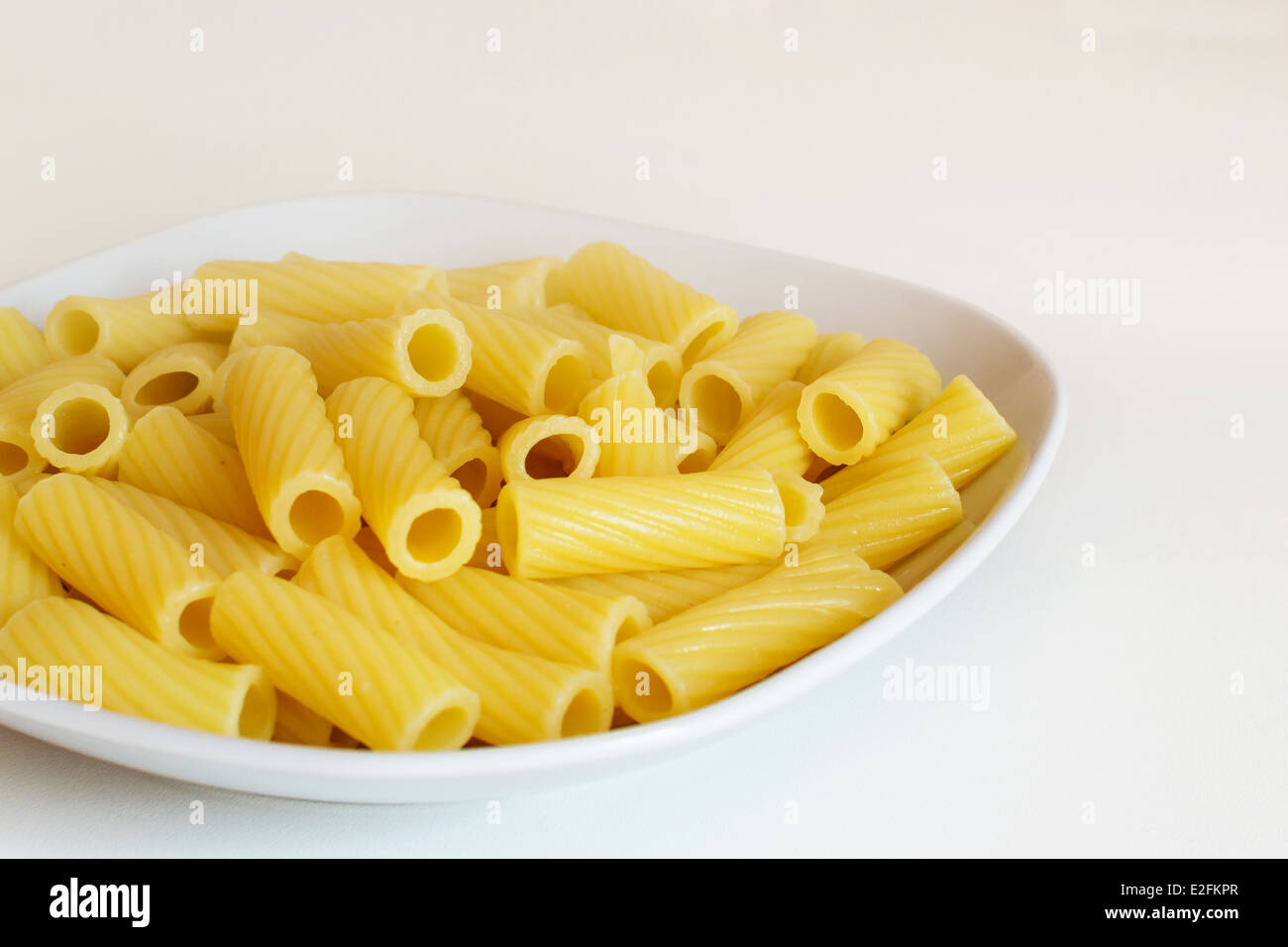 Italienische Teigwaren mit kein Gewürz Stockfoto