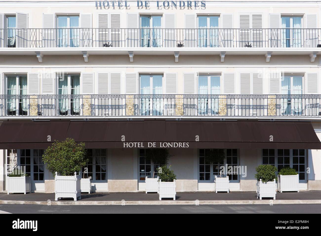 Frankreich Seine et Marne Fontainebleau Fassade des Hotel de Londres