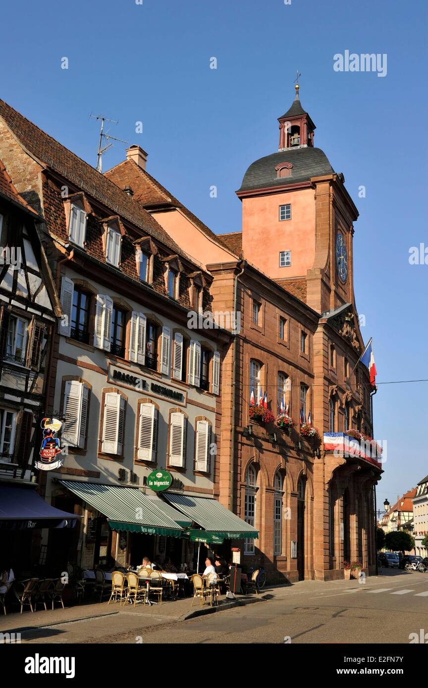 Frankreich-Bas-Rhin-Wissembourg Rathaus Stockfoto