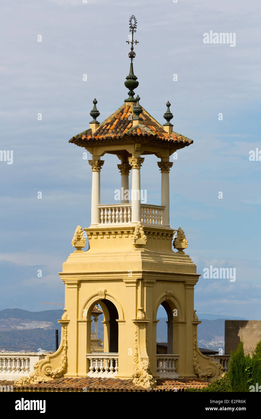 Bestandteil der Museu Nacional d ' Art de Catalunya, das nationale Kunstmuseum von Catalunyain Barcelona, Spanien Stockfoto