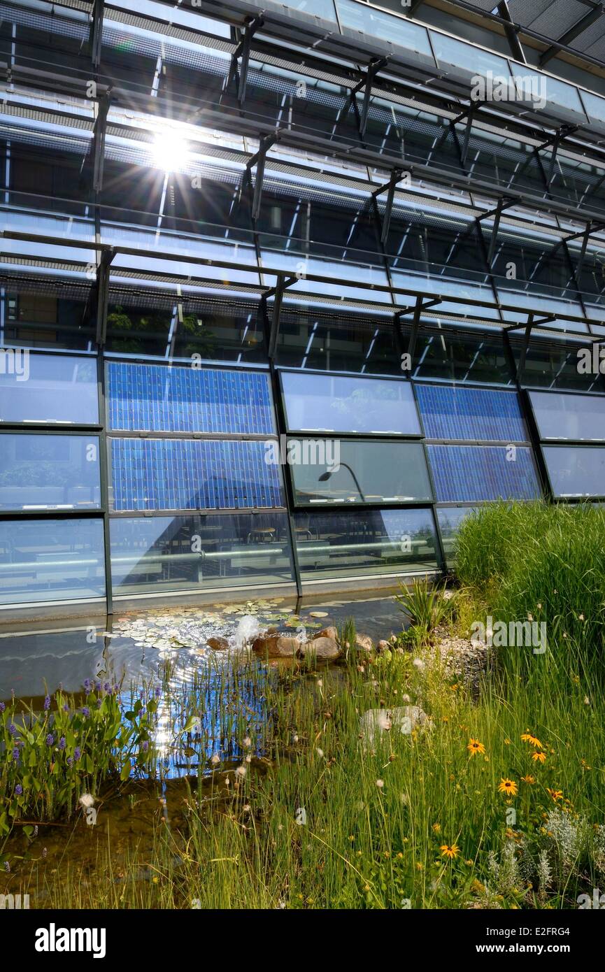 Deutschland Baden-Württemberg Freiburg Im Breisgau Solar Fabrik Stockfoto